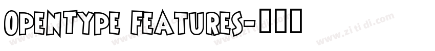 OpenType Features字体转换